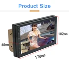 Автомобильный мультимедийный видеоплеер Android 9,0 2din, универсальный автомобильный стерео GPS для Volkswagen nissan hyundai kia toyota kia VW