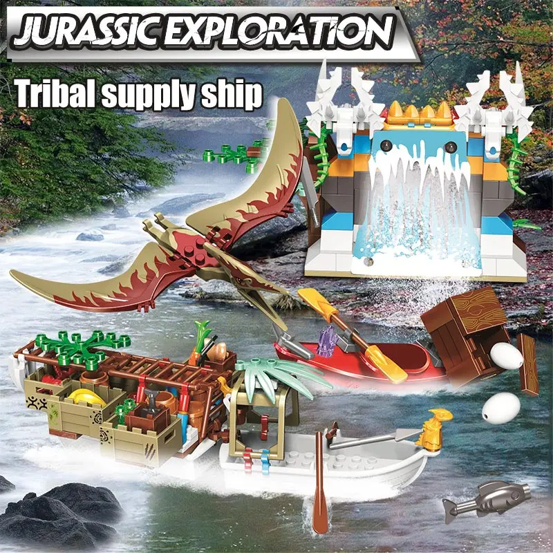 272 шт. Детский конструктор Jurassic Tribe|Блочные конструкторы| |