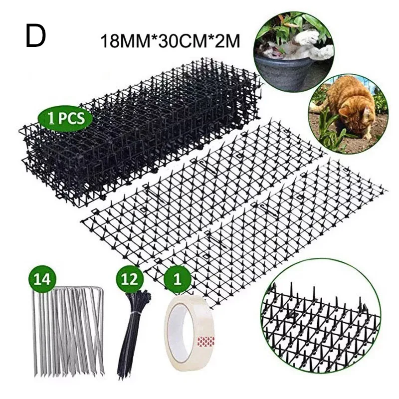 Домашние животные сдерживающий Открытый коврик против котов шипы для собак