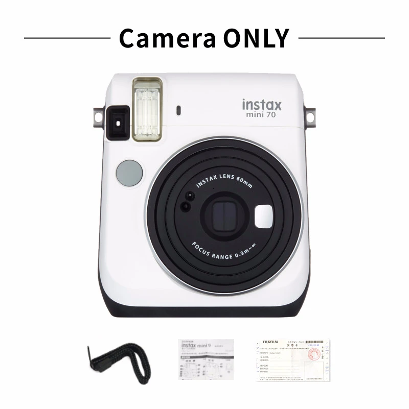 6 цветов Fujifilm Instax Mini 70 мгновенная фотокамера моментальной печати красный черный синий желтый белый золотой