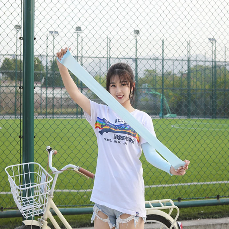 Ледяные Шелковые летние велосипедные крутые спортивные солнцезащитные тонкие