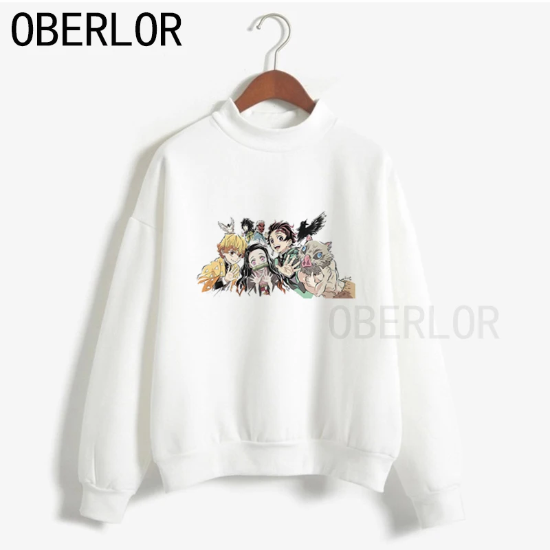 

2020 Kimetsu No Yaiba Экипировка Новая Милая женская мода Harajuku толстовки с длинным рукавом женский свитер Топы Одежда