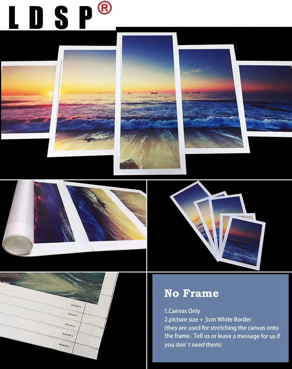 Древний декор для дома модульная картина из холста 5 частей Elder Scrolls V Skyrim Игровой постер на стену.