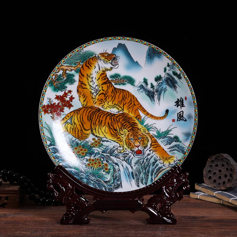 Традиционная китайская декоративная тарелка | Дом и сад