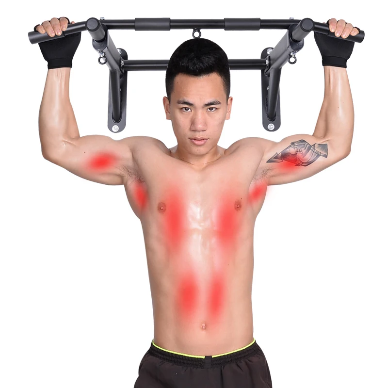 Настенная Горизонтальная стойка для дома и нескользящая подтягивающая штанга