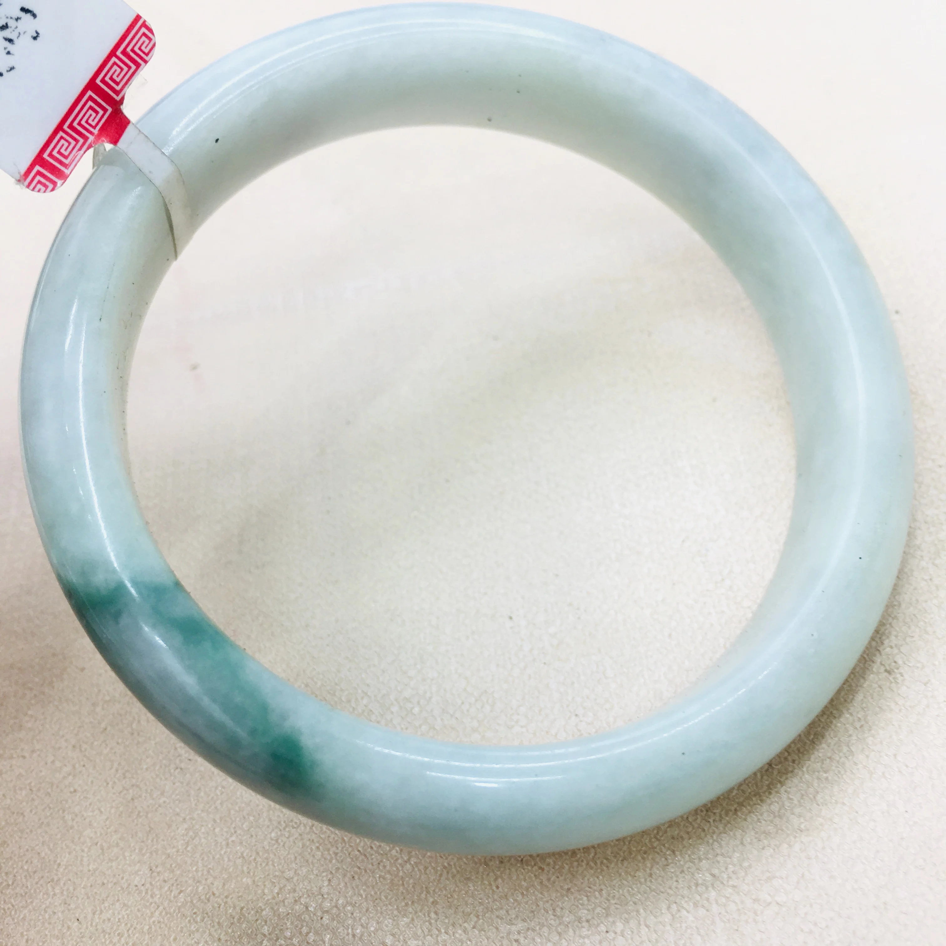 Натуральный бирманский Изумрудный элегантный браслет 52 62 м светильник зеленый