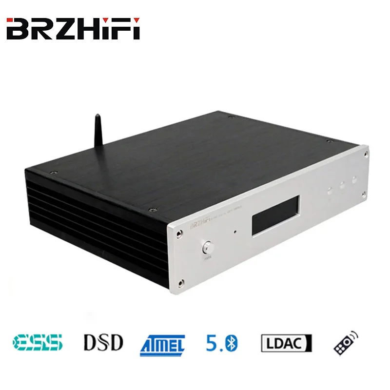 BRZHIFI Лидер продаж DC200 ES9028PRO ES9038PRO DAC декодер USB интерфейс CSR8675 Bluetooth-совместимый 5,0 пульт дистанционного управления Аудио Amp