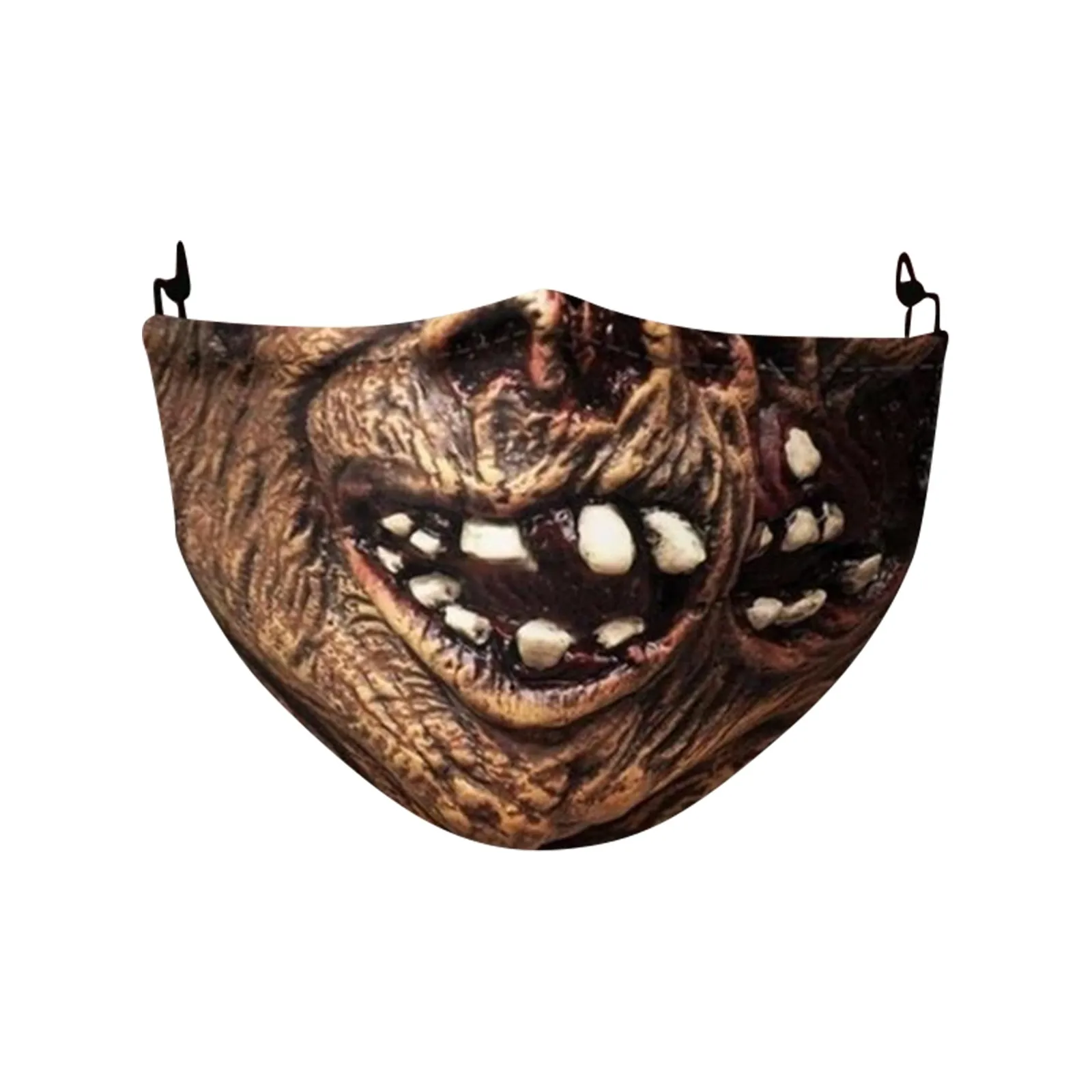 Halloween Horror Print Masks Reusable Mask Black Face Adult Cartoon Protection Protective Cosplay | Дом и сад