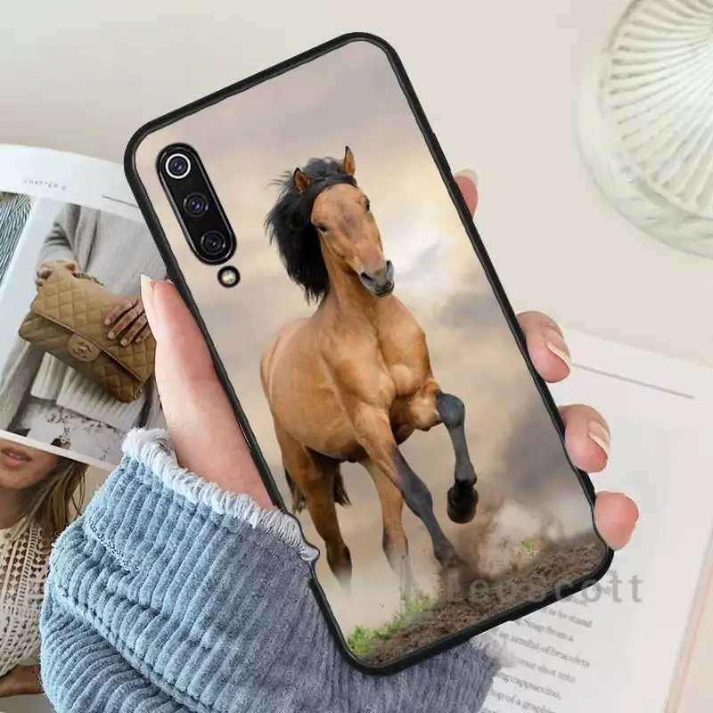 

Horse Animal Running cool Phone Case For Xiaomi Redmi 7 9t 9se k20 mi8 max3 lite 9 note 8 9s 10 pro