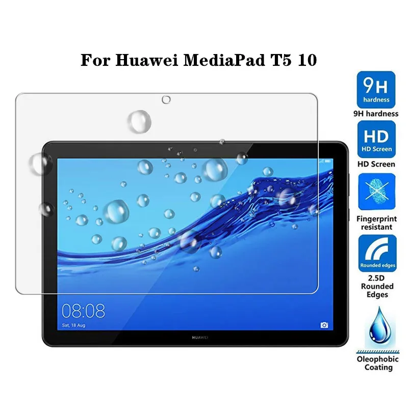 Закаленное стекло для Huawei MediaPad T5 10 2018 1 ''Защитная пленка экрана планшета AGS2-L09