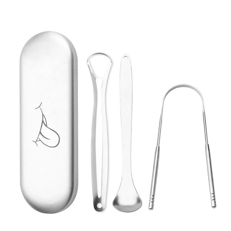 3 шт./компл. полезный скребок для языка из нержавеющей стали средство очистки