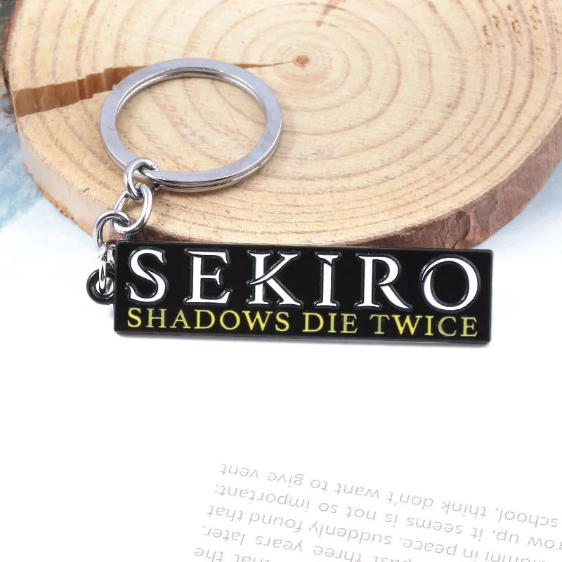 Хит продаж брелок для ключей с логотипом Sekiro : Shadow Die Two подвеской SEKIRO мужчин