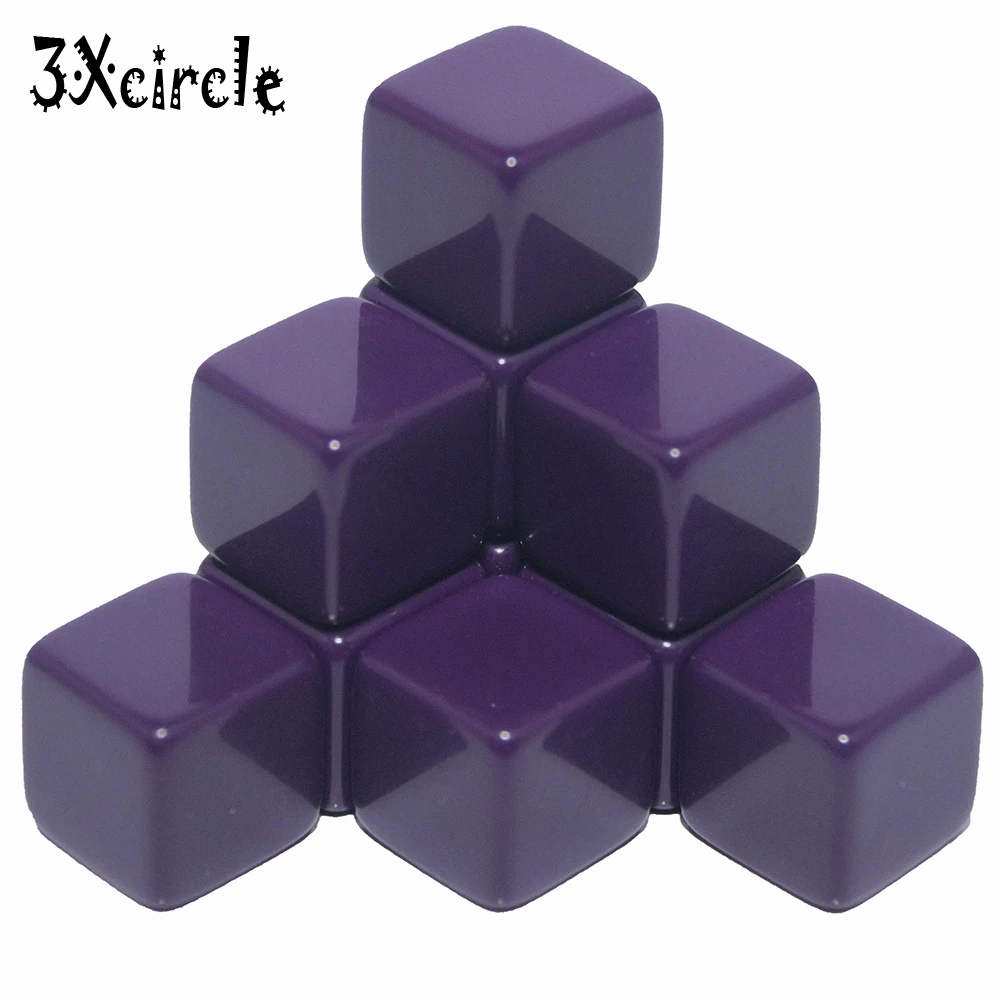 High Quality 10 Piece 6 Sided 16mm Blank Dice for DIY Custom Printing or Engraving Logo and TRPG Table Board Role Playing Game | Спорт и