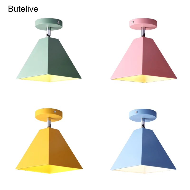 Светодиодный потолочный светильник Скандинавский современный E27 светодиодный
