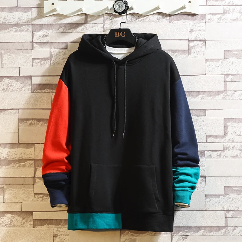 Hoodies Men Sweatshirts Brand Clothing new arrival patchwork Hoodie Men Tracksuit
