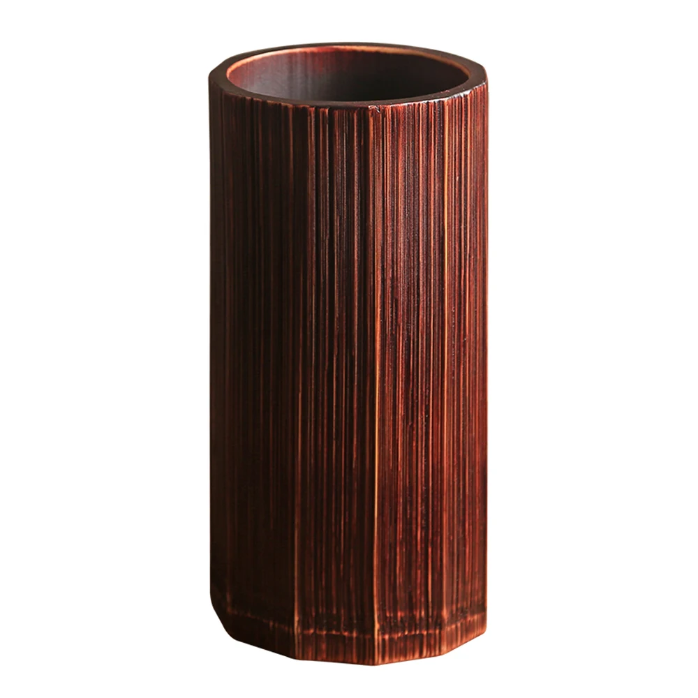 В японском стиле ретро дзен Натуральный Бамбуковый цветочный контейнер чайная