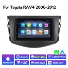 Автомобильный мультимедийный плеер, 8 ядер, 6 + 128, 4G LTE, Android 10, для Toyota RAV4, 3, XA30, 2005-2013, GPS, головное устройство CARPLAY, автомагнитола, без DVD