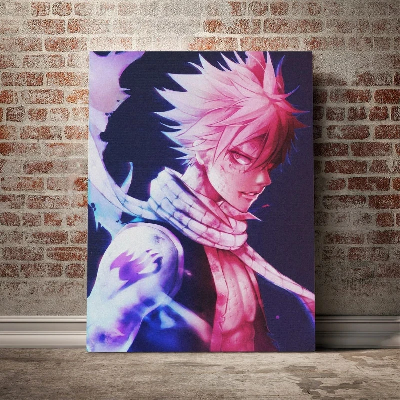 

HD Prints Poster Nordic Home Decor Canvas Fairy Tail Anime Role Picture Modular Wall Art Modern Living Room Bedroom Painting