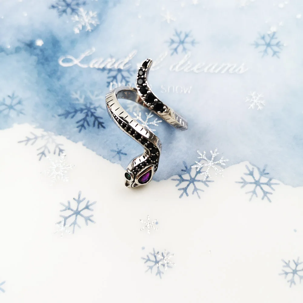 Кольцо, вдохновленное змеей, 925 стерлинговое серебро, 2021 новая изысканная ювелирная европейского стиля винтажная бижутерия символ соблазнения подарок для женщин.