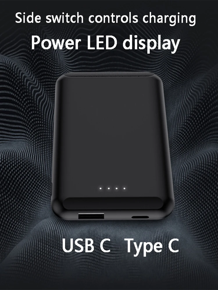 

Magnetic Wireless Power Bank Portable Magsafe Chargers For iPhone 12 Pro Max 12Mini 5000mAh External Battery Magnet Powerbank