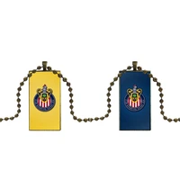 for women cd chivas usa sports mls team logo glass pendant galaxy pendant necklace women bronze plated necklaces jewelry