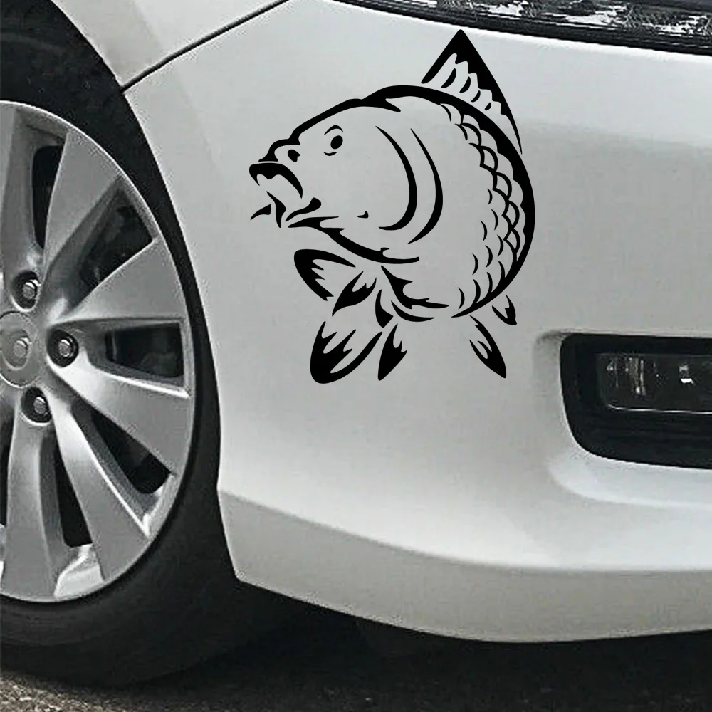 Виниловая наклейка в виде рыбы модные виниловые автомобильные декоративные