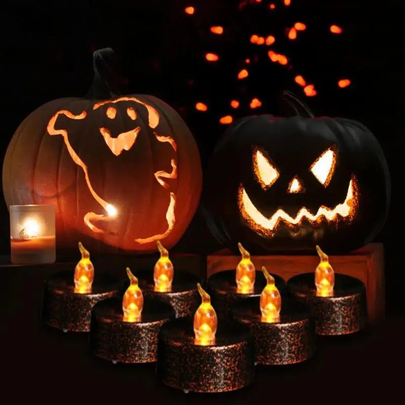 

Flameless Led Tealight Candles Battery Operated Warm White Flameless Pillar Candle Bluk for Romantic Party Decorations