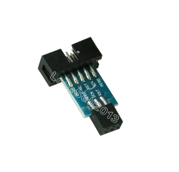 2 шт./компл. 10Pin до 6 Pin адаптер доска+ USBASP USBISP AVR программист USB ATMEGA8 ATMEGA128 ATtiny/CAN/PWM 10Pin провод модуль "сделай сам"