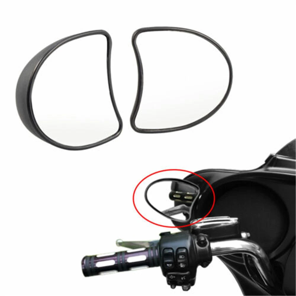 

10mm Rear View Fairing Mirror New For Harley Electra Street Glide FLHT 2014-18