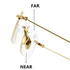 Очки для чтения унисекс, без оправы, с защитой от сисветильник