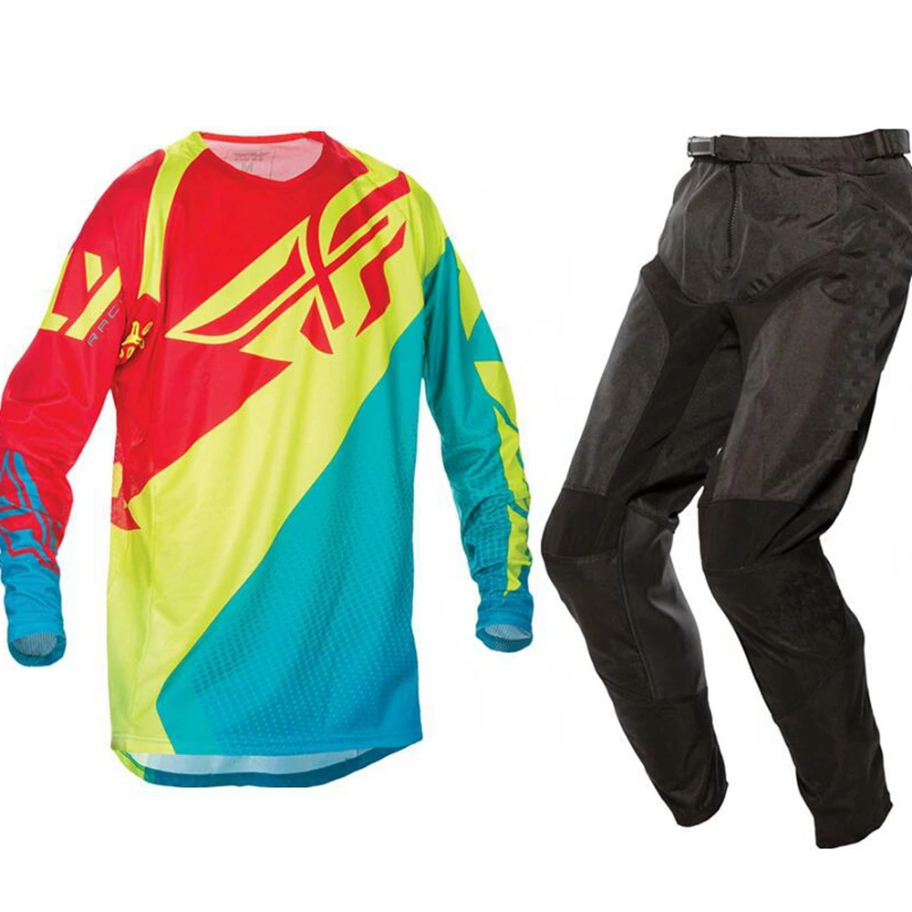 

DH MX RBX Riding Gear Ropa Ciclismo hombres Motocross long sleeve Jersey and MTB Pants Off-road Race Motorcycle Apparel