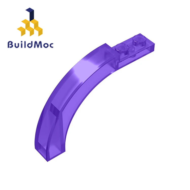 BuildMOC 15967 Арка из кирпича 1x6x3 1/3 изогнутый верх для строительных блоков детали