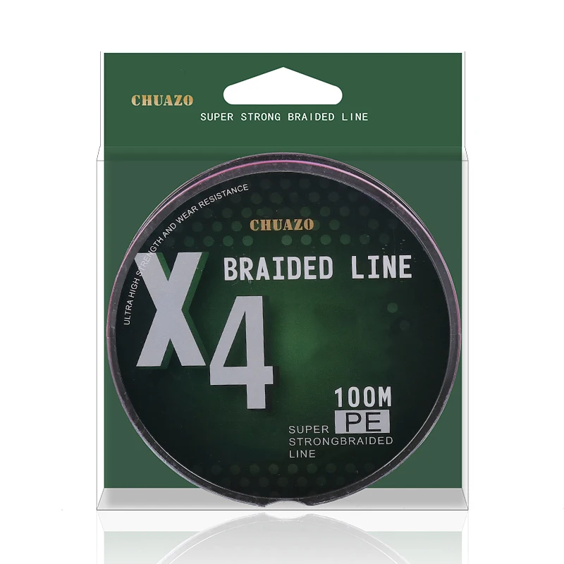 

Плетеная многонитевая рыболовная леска, 500 м, из ПЭ, 4 пряди