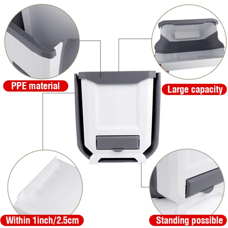 Складная мусорная корзина для кухонного автомобиля переработки|Мусорные баки| |