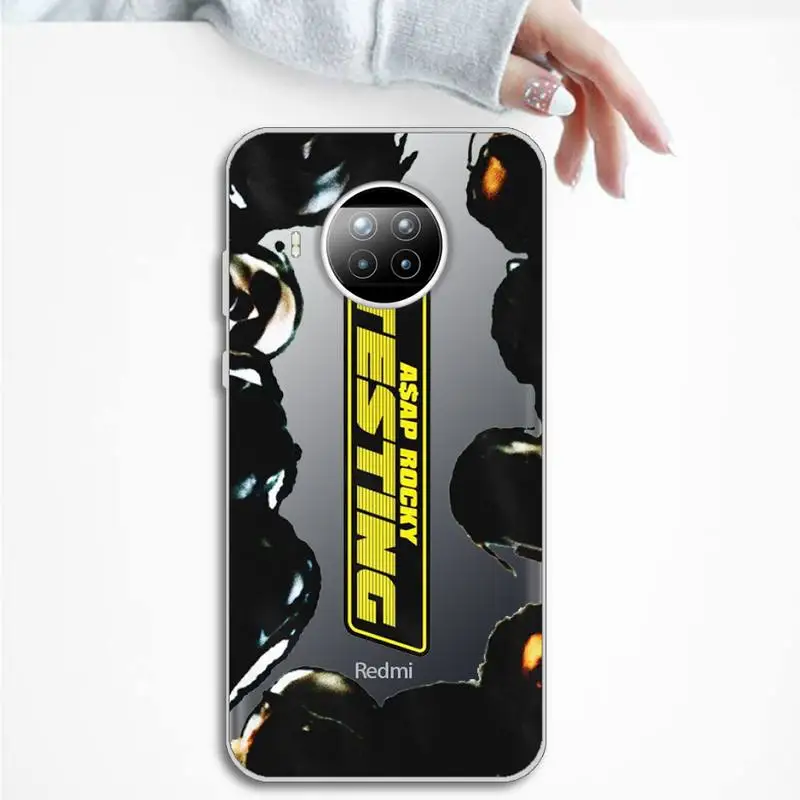 

Asap Rocky Phone Case Transparent Clear for Xiaomi Redmi note 10 t 8 9 pro lite 11