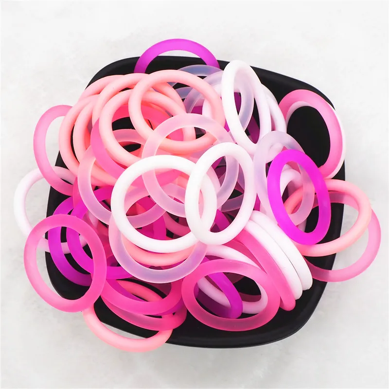 (20 цветов) 200 шт. уплотнительные кольца для детского Пустышки из пищевого силикона