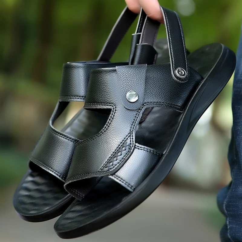 

Men's Slippers Summer New 2021 Men's Sandals Fashion Breathable Casual Sandals Outdoor Non Slip Breathable Comfortable Sneakers