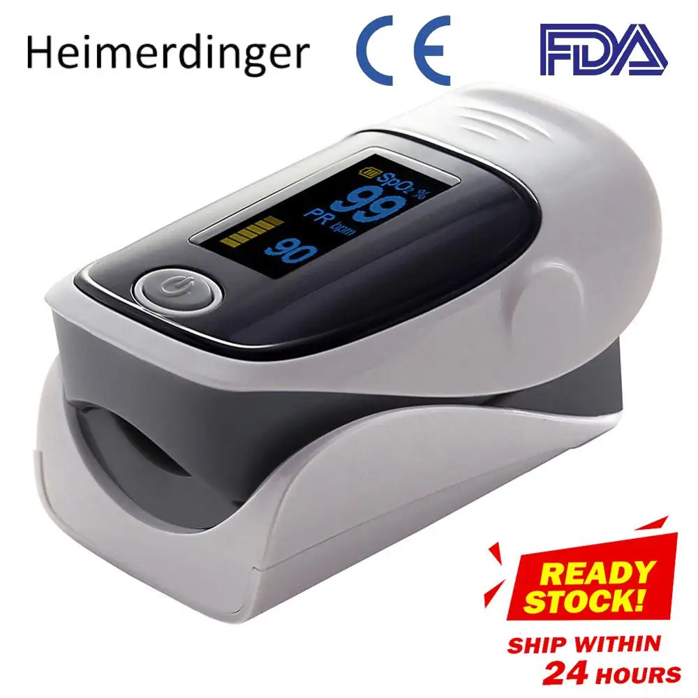 Новый 1 шт. CE FDA Монитор кислорода в крови Пальчиковый Пульсоксиметр насыщение