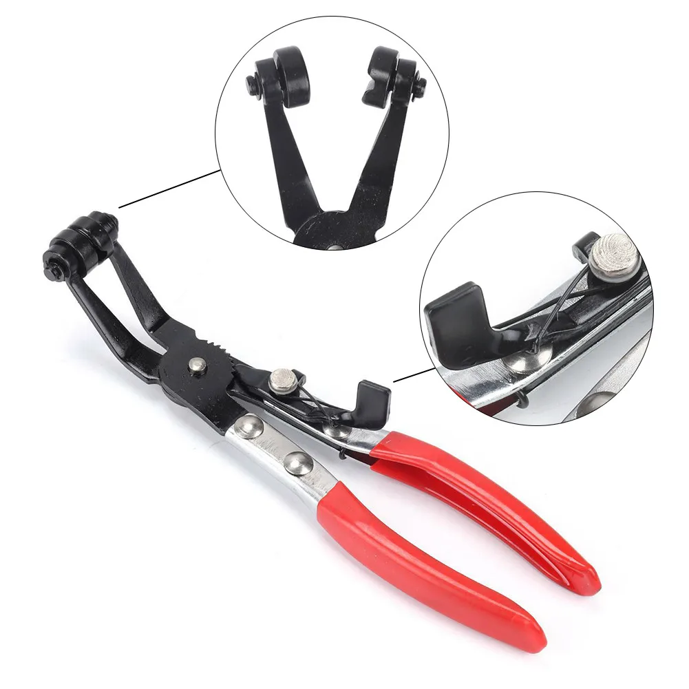 

45° Angled Car Water Pipe Hose Clip Pliers Clamp Swivel Drive Jaw Locking Tool Car Hose Clamp Plier Hand Tools