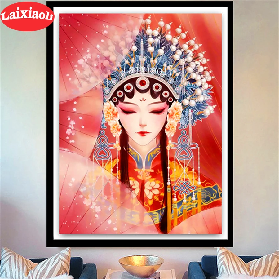 

Chinese Style Bride 5d diy diamond painting full square round diamond embroidery for 2020 New arrivals gift mosaic painting art