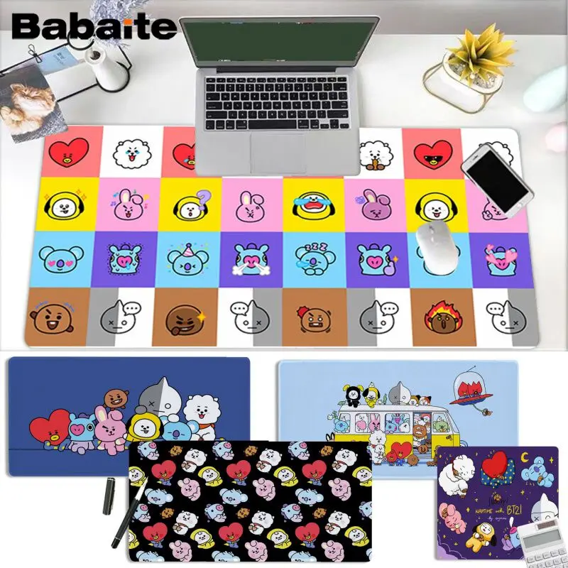 

BT21 New Arrivals Gamer Play Mats Mousepad Size For Deak Mat For Overwatch/cs Go/world Of Warcraft