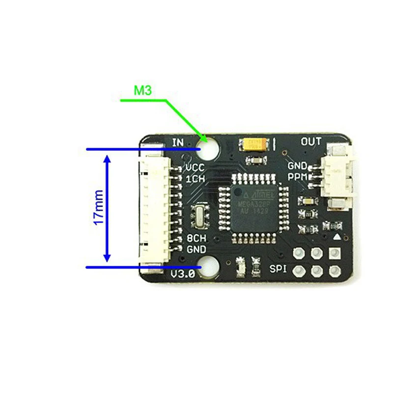 PWM к PPM энкодеру V3 для Pixhawk PX4 Paparazzi NAZE32 CC3D SP Racing F3 F4 | Игрушки и хобби