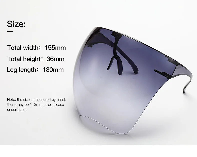

Men's Women's Faceshield Protective Glasses 2021Goggles Safety Blocc Glasses Anti-Spray Mask Protective Goggle Glass Sunglasses
