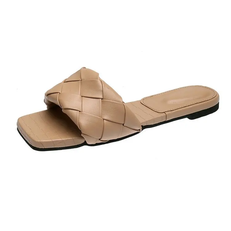 

Summer Women Casual Slippers Rome Flat Open Toe Sandals Beach Slip On Slides Brand Design Sandals