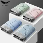 4 шт.лот, мужские трусы-боксеры, нижнее белье с принтом, термобелье, шорты, мужские трусы, мужские повседневные теплые трусы