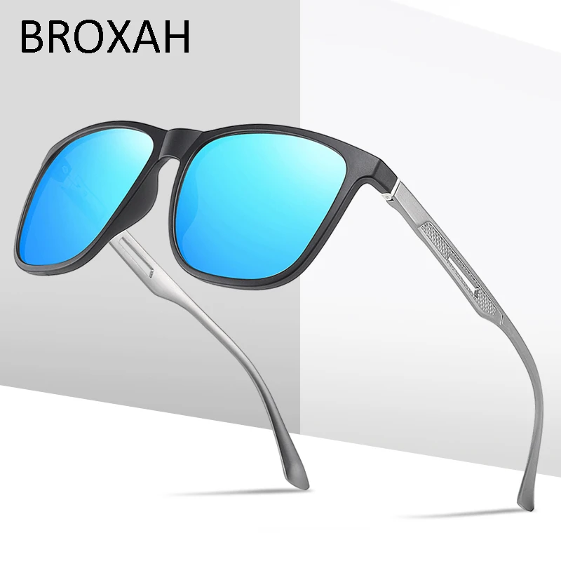 

Men's Glasses Retro Polarized Sunglasses Men Driving Sun Glasses TR90 Frame Aluminum Magnesium Shades Oculos De Sol Masculino