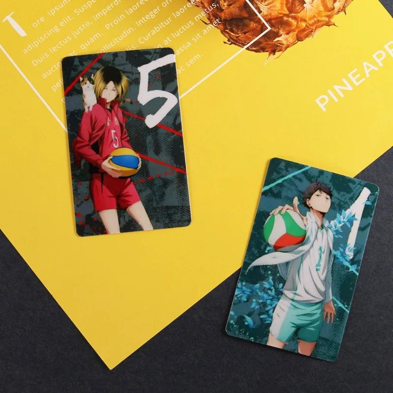 1 шт Аниме Haikyuu! Фигурки наклейки для карт IC детских игрушек украшения банковских |