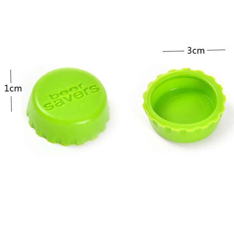 

6 Pcs Beer Bottle Cap Food Grade Silicone Leak Proof Sealing Wine Stopper Candy Colors Wine Beer Bottle Stopper