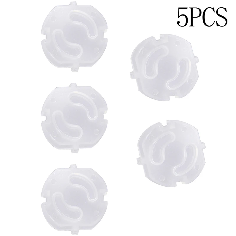 5pcs EU Child Safety Electrical Outlet Cover for Power Socket Guard Protection | Мать и ребенок