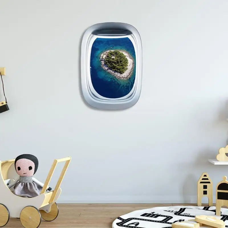 ПВХ плесени доказательство стикер на стену ночной небо остров снег горы